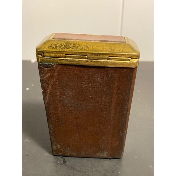 Vintage Rolfs Brown Leather Cigarette Case Holder  MCM - Picture 4 of 6